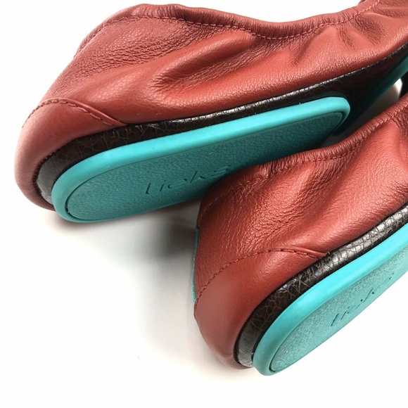 Tieks by Gavrieli Cardinal Red Ballet Flats 8 - Picture 8 of 8